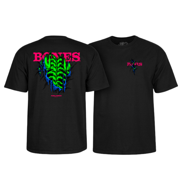 Powell Perelta Shred Blacklight Black Short Sleeve / Large